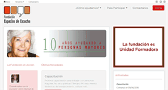 Desktop Screenshot of espacios-escucha.org